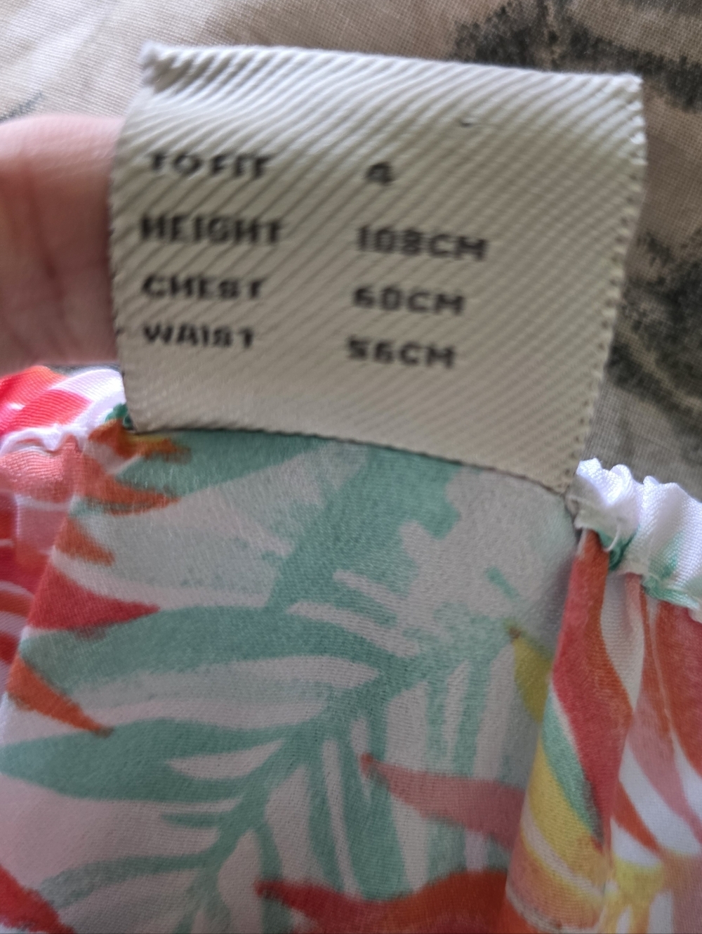 Floral Sundress - Emerson 4T Imported Toddler Dress Size 4 - Picture 13 of 13